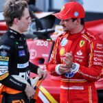 Piastri e Leclerc dopo la gara: foto di RacingNews365