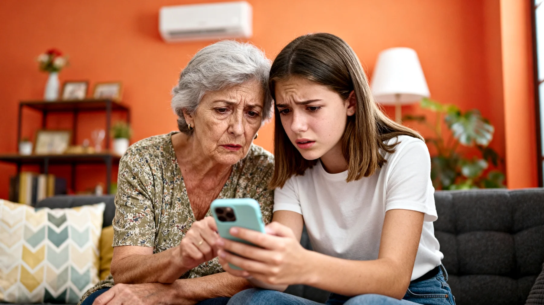 La nonna scopre che la nipote adolescente utilizza i social media in modo rischioso: pubblica foto provocatorie, accetta richieste di amicizia da sconosciuti e partecipa a challenge pericolose online, ignara dei rischi reali a cui si espone."