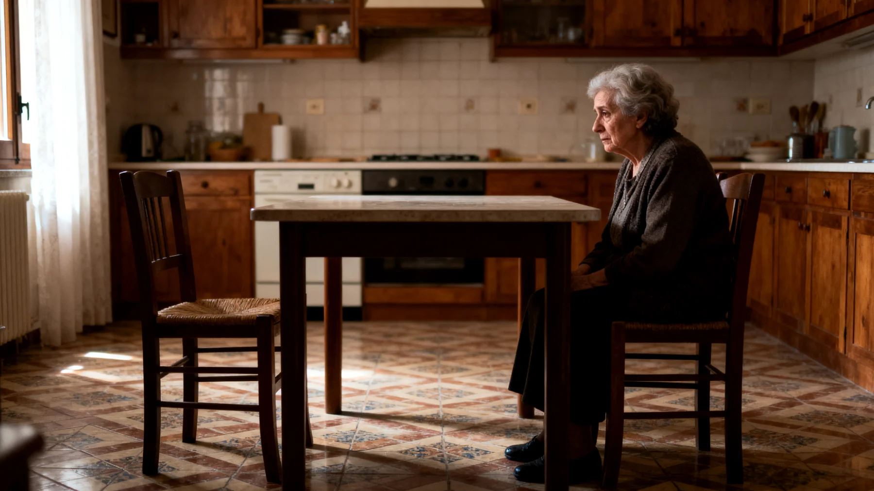 La nonna percepisce che la nipote adolescente si sta allontanando emotivamente: risponde a monosillabi, evita i momenti di condivisione che un tempo erano abituali e sembra non aver più bisogno di lei. La nonna si sente esclusa e teme di aver perso il ruolo affettuoso che ha sempre avuto nella sua vita."