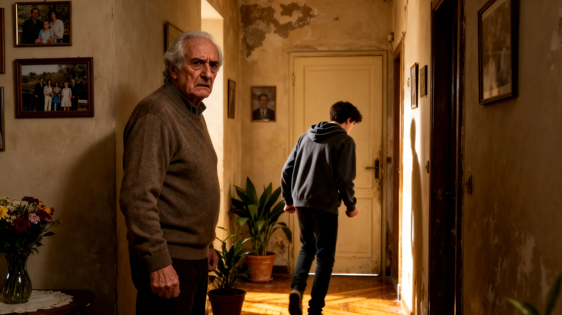 Il nonno fatica a gestire i momenti in cui il nipote adolescente esplode di fronte a piccole contrarietà quotidiane — un compito difficile, una partita persa, un piano saltato — reagendo con rabbia intensa, sbattendo porte o chiudendosi in un silenzio ostile. Il nonno non sa se intervenire, restare in silenzio o come parlarne senza peggiorare la situazione."