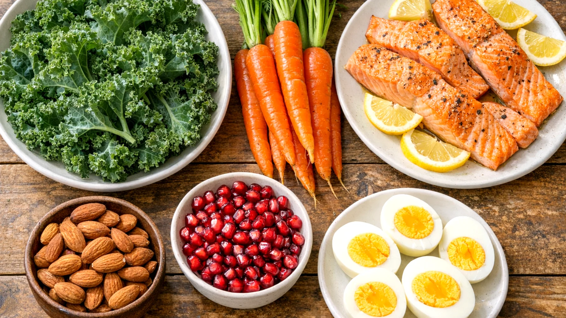 Quali ricette poco caloriche possono supportare la salute degli occhi e contribuire a prevenire o rallentare la progressione della cataratta?"